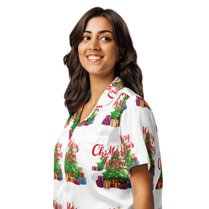 Merry Christmas Red Teen Short-Sleeves Pajama Top | – RB Designa Co