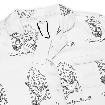 Peace Love God Biblical Short-Sleeves Pajama Top | – RB Designa Co