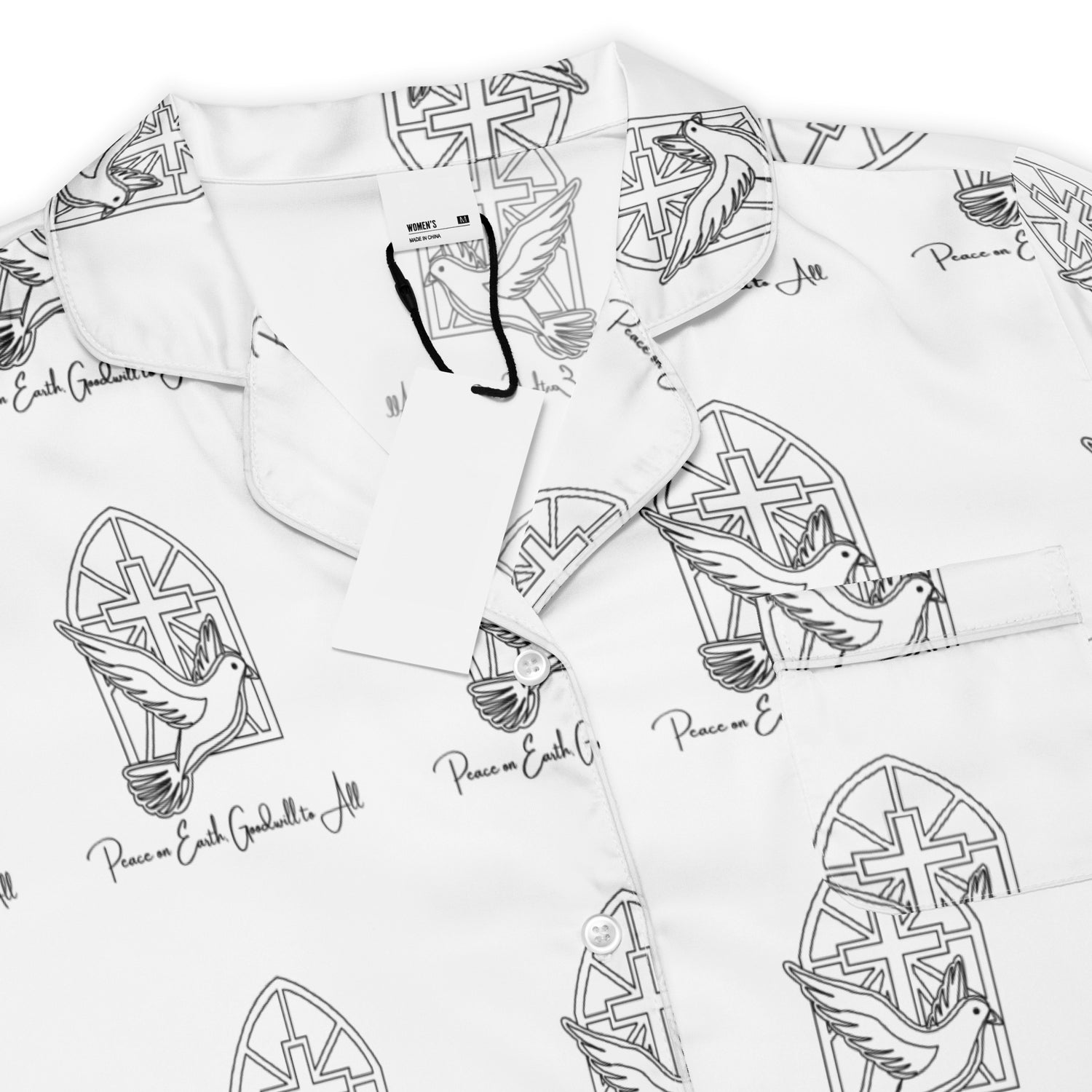 Savior is born Biblical Short-Sleeves Pajama Top | – RB Designa Co