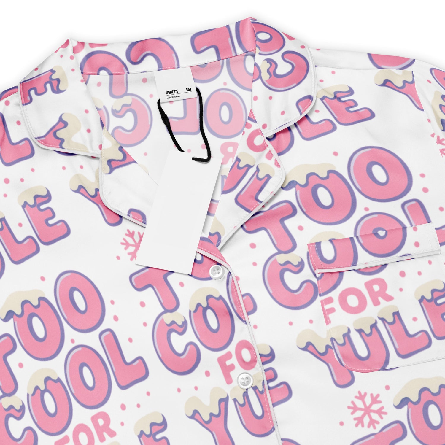 Cool Yule Teen Short-Sleeves Pajama Top | – RB Designa Co