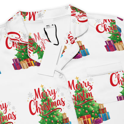 Merry Christmas Red Teen Short-Sleeves Pajama Top | – RB Designa Co