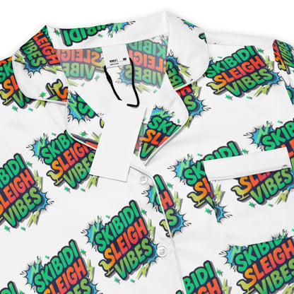 Skibidi Vibes Teen Short-Sleeves Pajama Top | – RB Designa Co