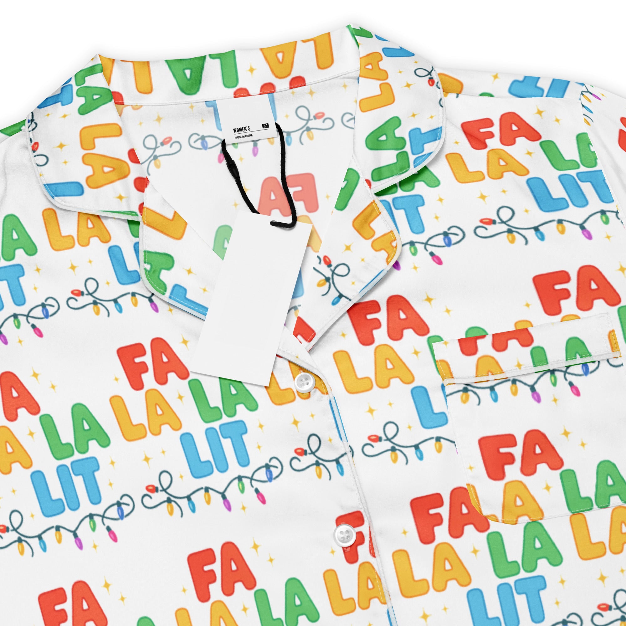 Fa La Lit Teen Short-Sleeves Pajama Top | – RB Designa Co