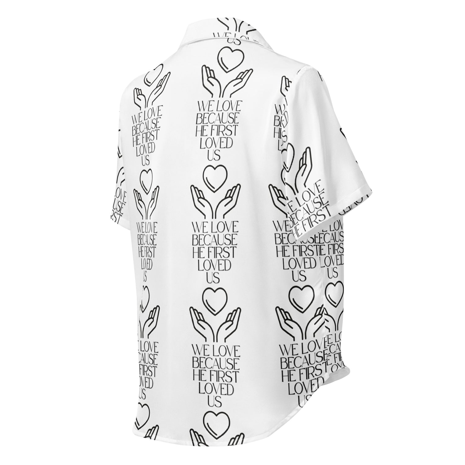 He First Loved Us Biblical Short-Sleeves Pajama Top | – RB Designa Co