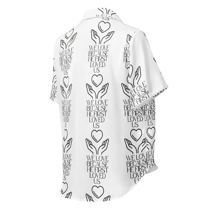 He First Loved Us Biblical Short-Sleeves Pajama Top | – RB Designa Co