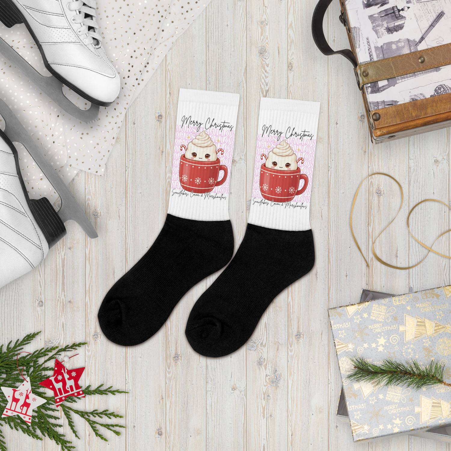 &quot;Marshmallow, Merry Christmas...&quot; | Socks