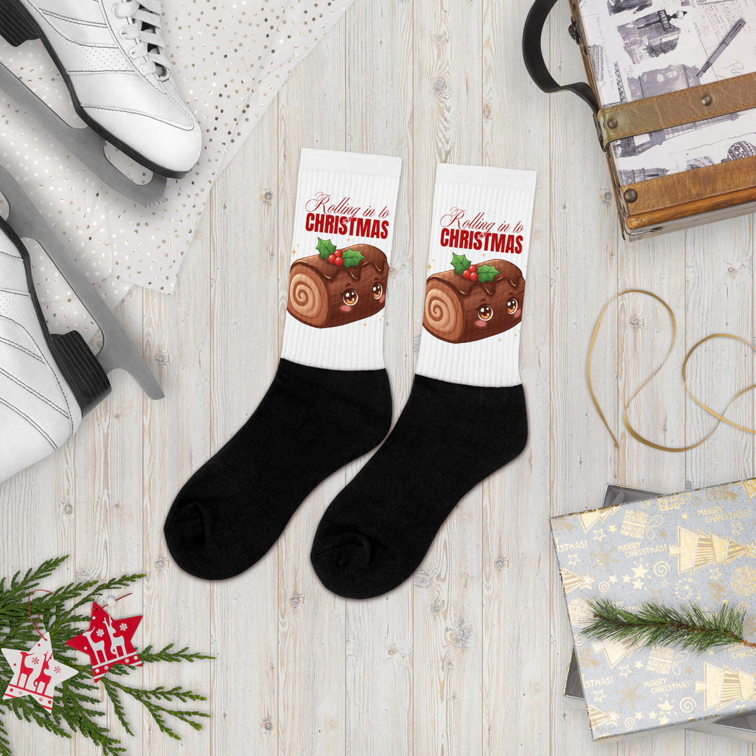 &quot;Rolling in to Christmas&quot; | Socks