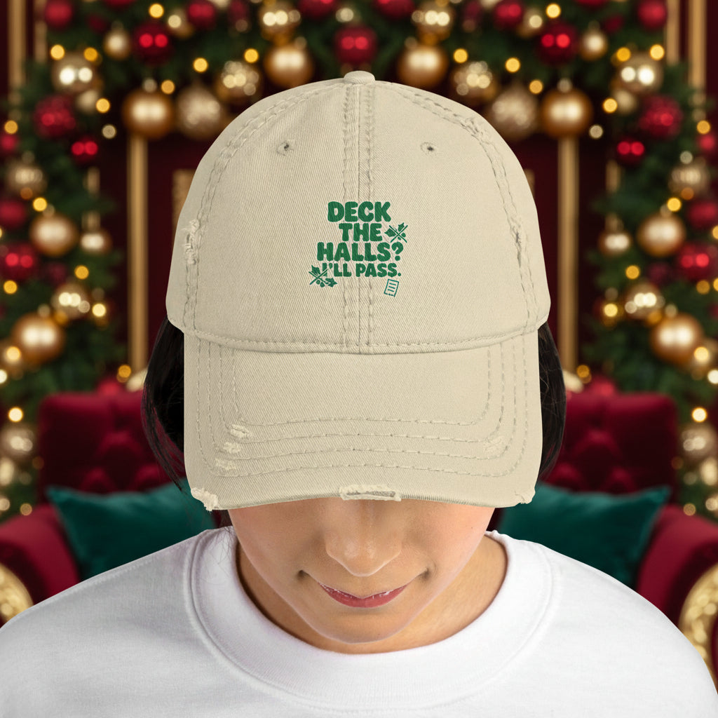 Deck The Halls Anti-Christmas / Bah Humbug Cap | – RB Designa Co