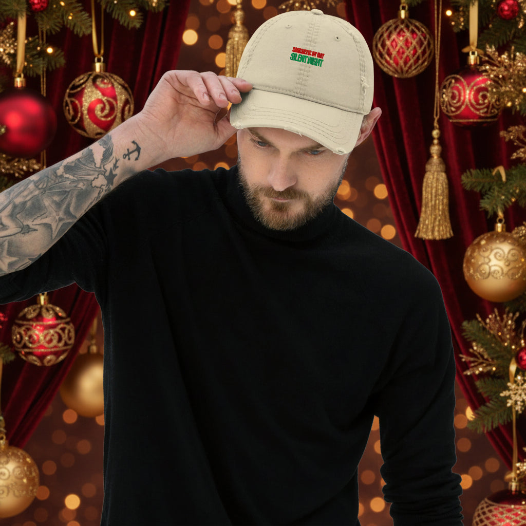 Sarcastic Silent Night Anti-Christmas / Bah Humbug Cap | – RB Designa Co