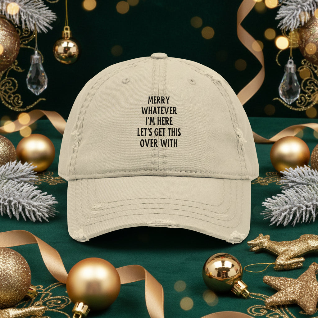 Get This Over Light Anti-Christmas / Bah Humbug Cap | – RB Designa Co