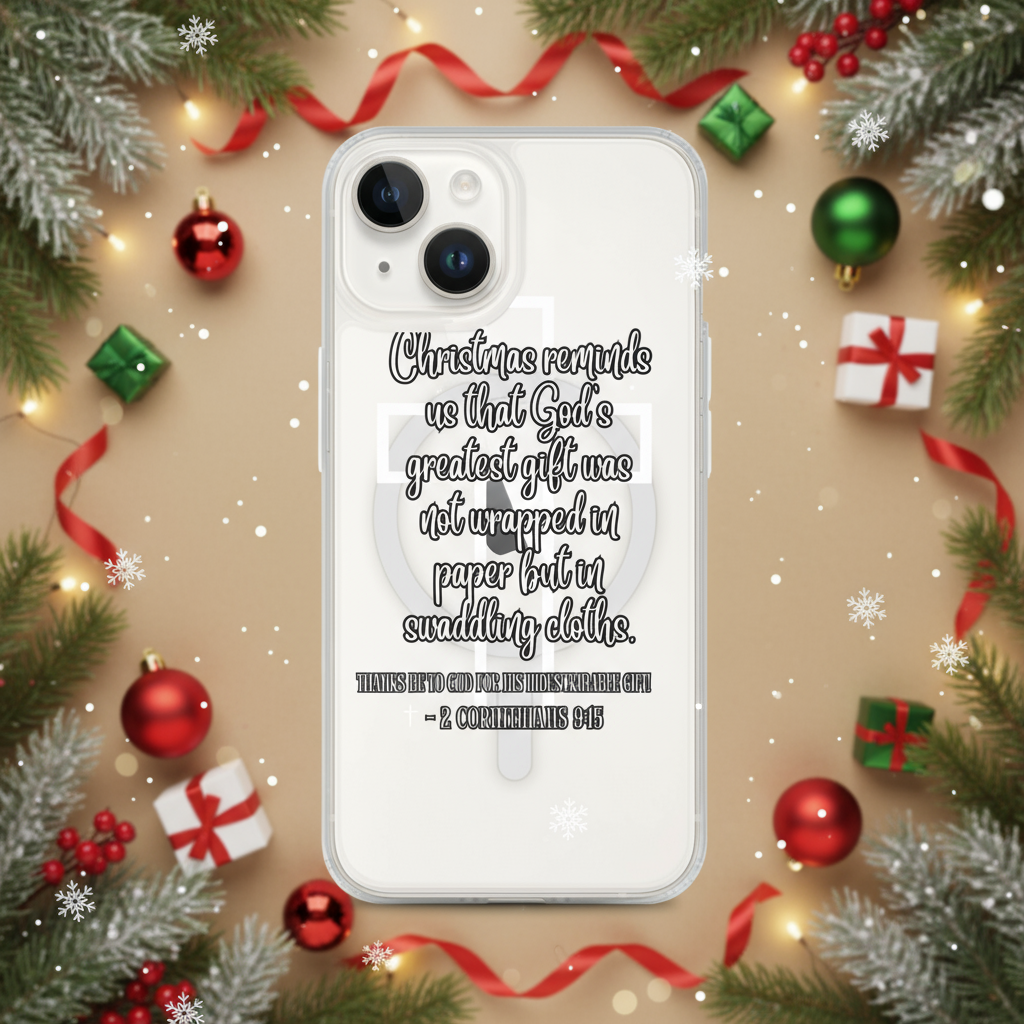 Gift Back Biblical iPhone Clear Case | – RB Designa Co