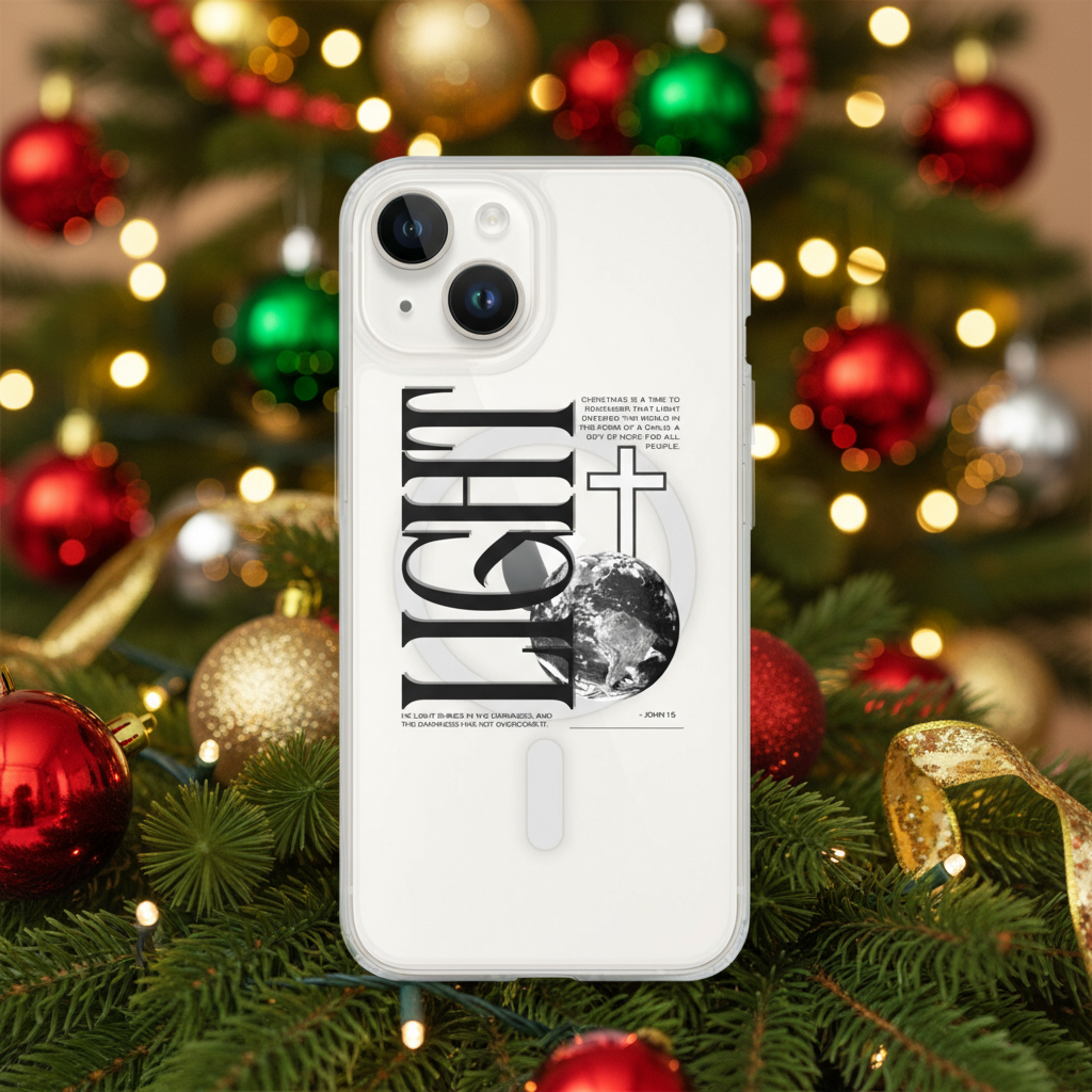 Light Back Biblical iPhone Clear Case