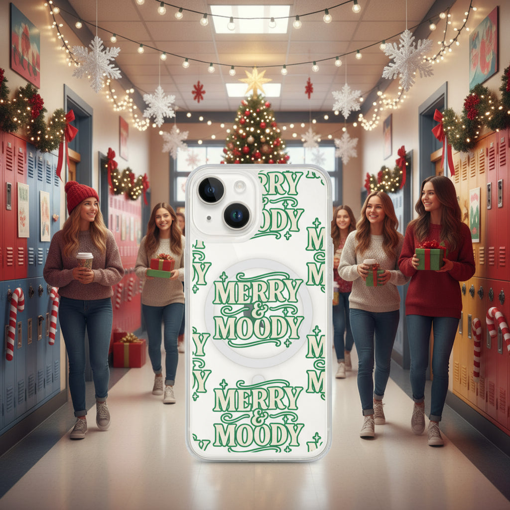 Merry Moody Teen iPhone Clear Case | – RB Designa Co