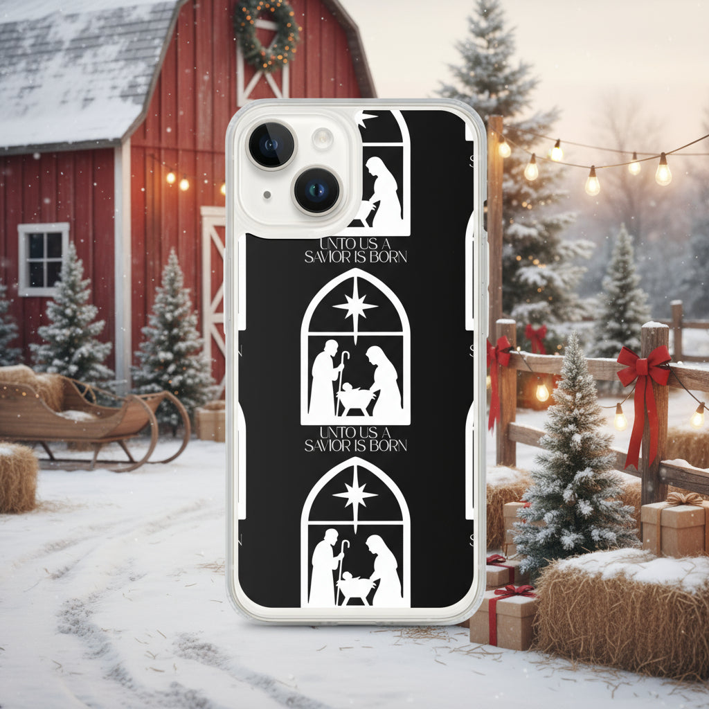 Savior Is Born Biblical iPhone Clear Case | – RB Designa Co