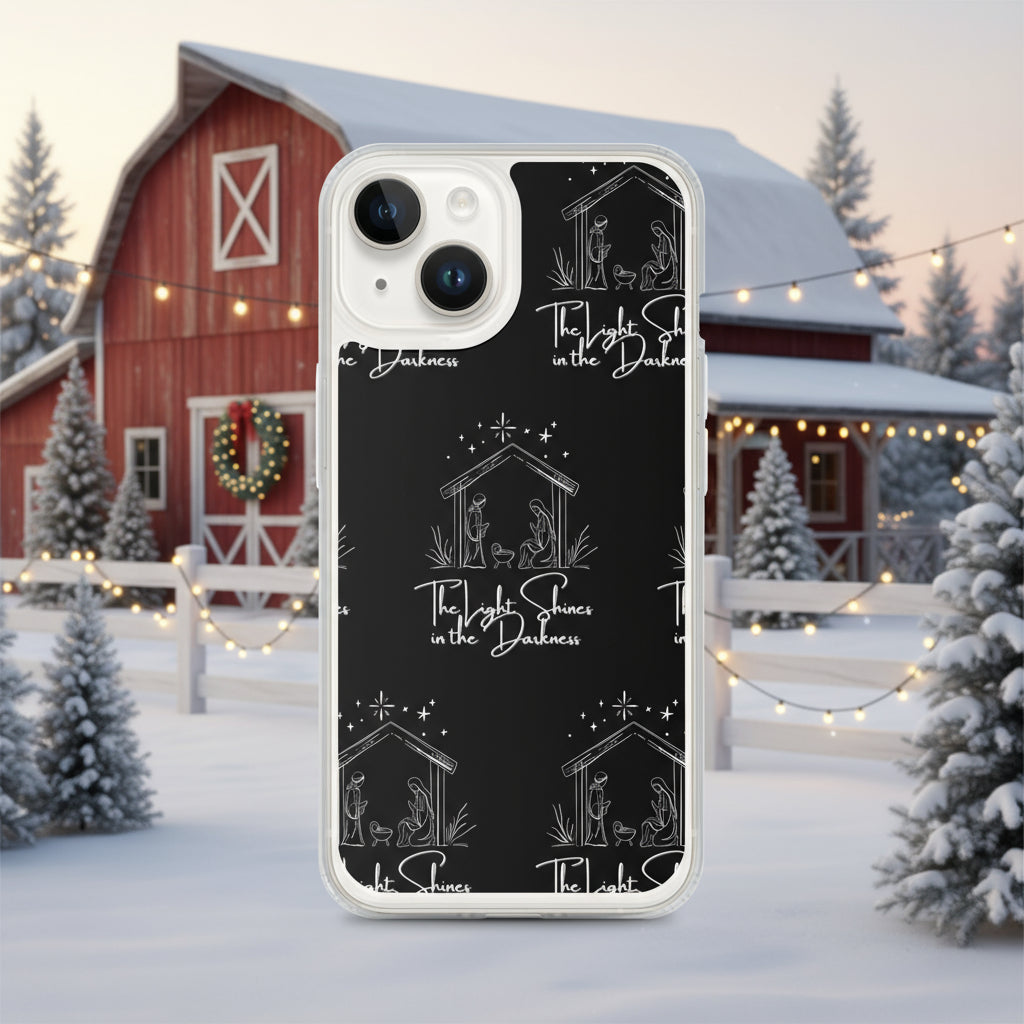 Light In Darkness Biblical iPhone Clear Case | – RB Designa Co