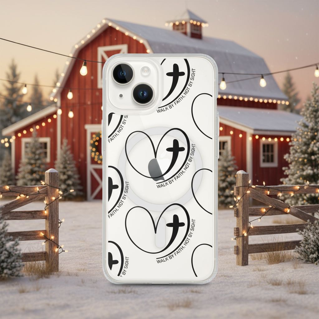 Walk By Faith Biblical iPhone Clear Case | – RB Designa Co