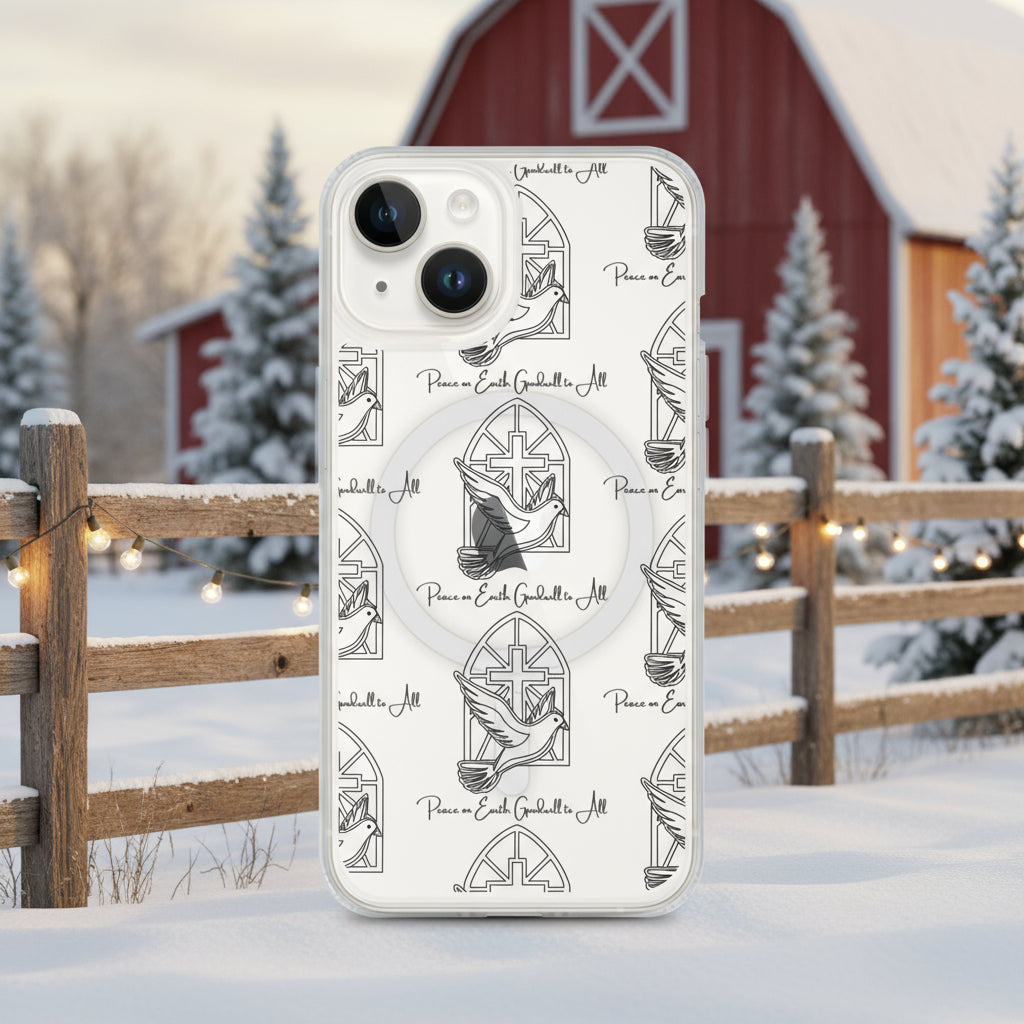 Peace Love God Biblical iPhone Clear Case | – RB Designa Co