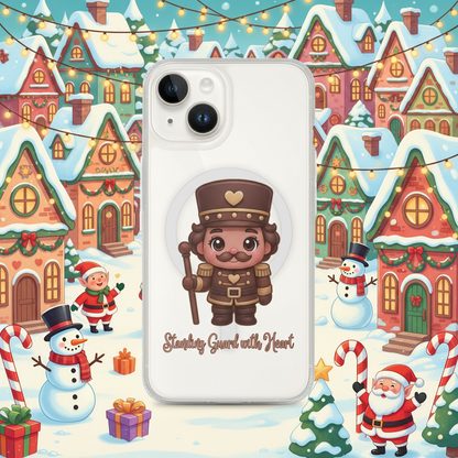 Dark Nutcracker Guard Kids &amp; Babies iPhone Clear Case