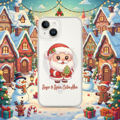 Chibi Santa Claus Kids &amp; Babies iPhone Clear Case
