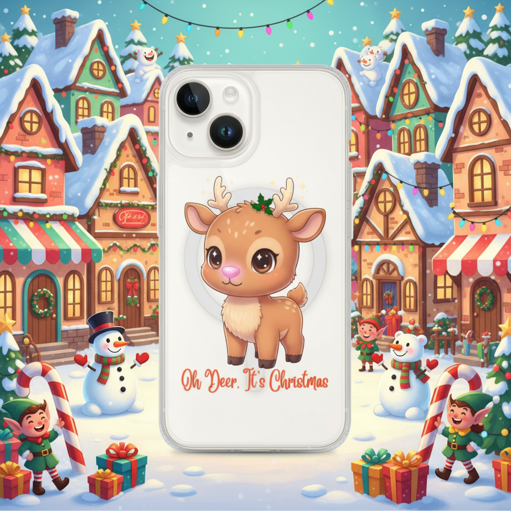 Tiny Reindeer Antlers Kids &amp; Babies iPhone Clear Case