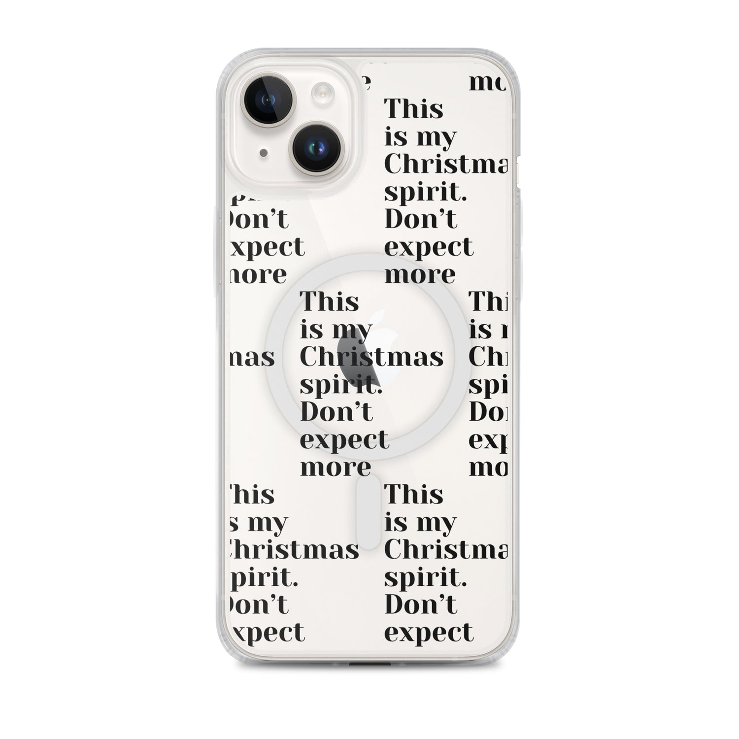 Christmas Spirit Teen iPhone Clear Case | – RB Designa Co