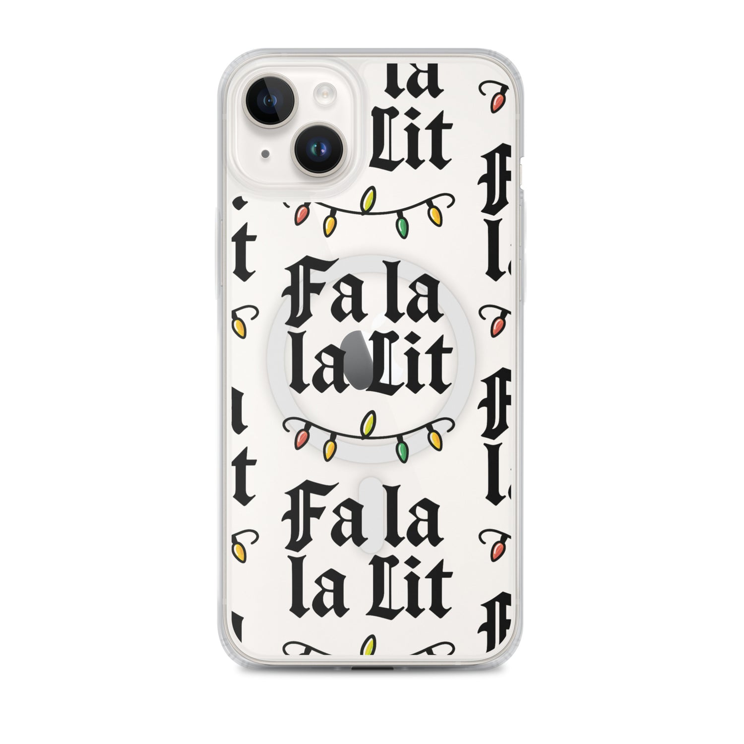 Festive Lit Teen iPhone Clear Case | – RB Designa Co