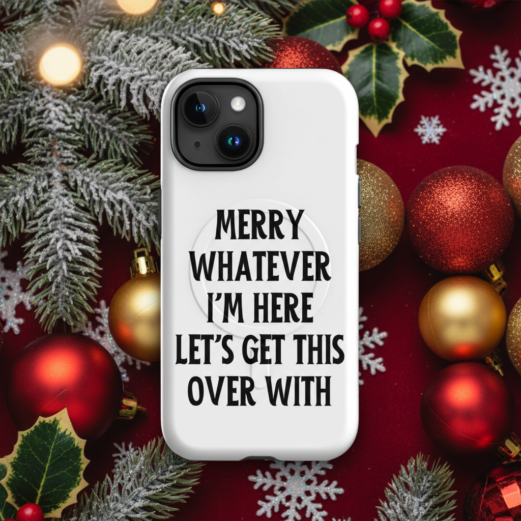 Get This Over Light Anti-Christmas / Bah Humbug iPhone Case | – RB Designa Co