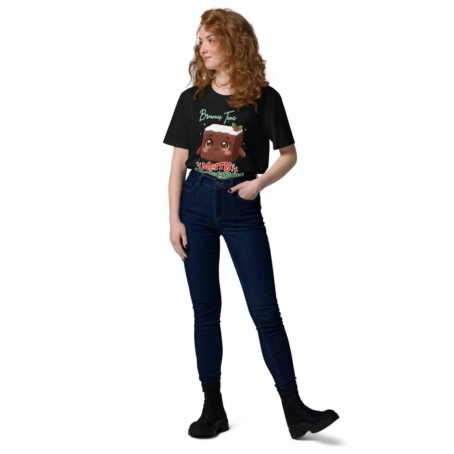 &quot;Brownie Time, Merry Christmas&quot;- White | Adults T-Shirt | – RB Designa Co