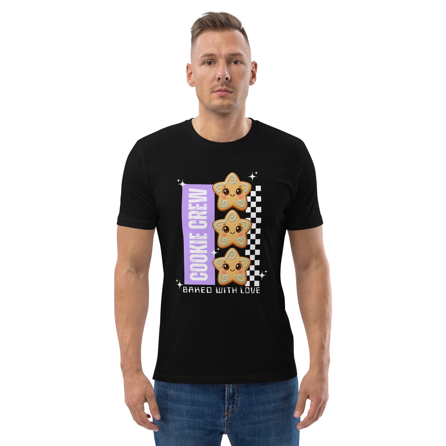 &quot;Cookie Crew, Baked With Love&quot;- Purple | Adults T-Shirt | – RB Designa Co