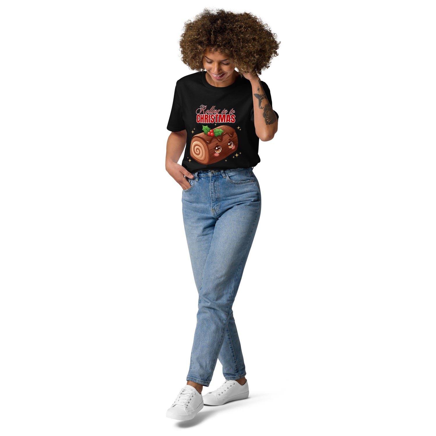 &quot;Rolling in to Christmas&quot;- Black | Adults T-Shirt | – RB Designa Co