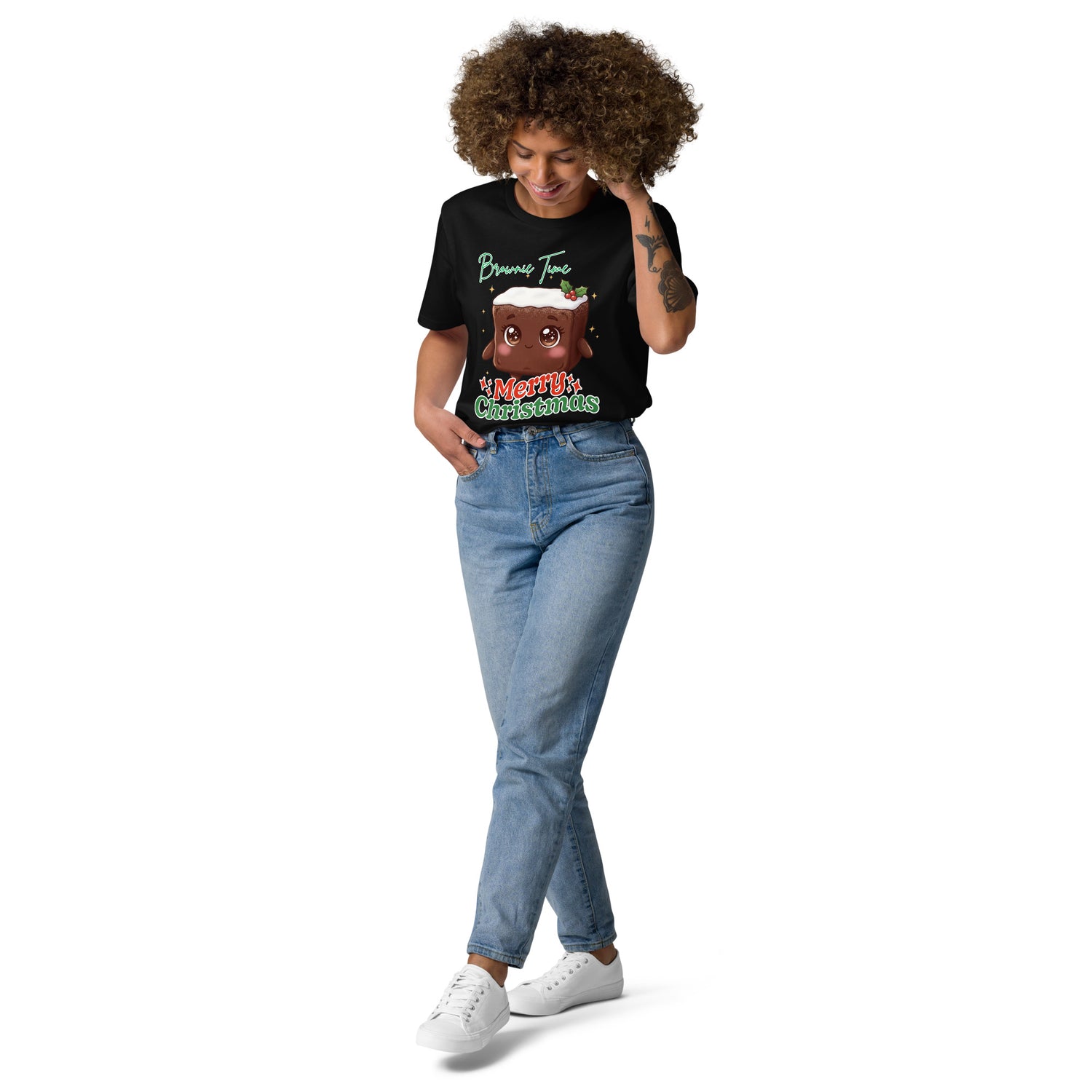 &quot;Brownie Time, Merry Christmas&quot;- White | Adults T-Shirt | – RB Designa Co