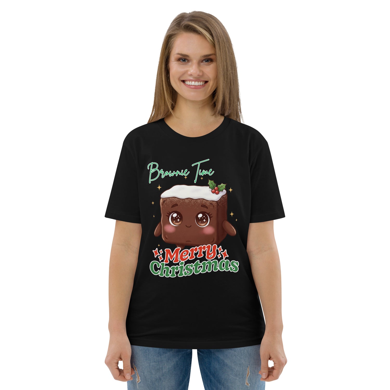 &quot;Brownie Time, Merry Christmas&quot;- White | Adults T-Shirt | – RB Designa Co
