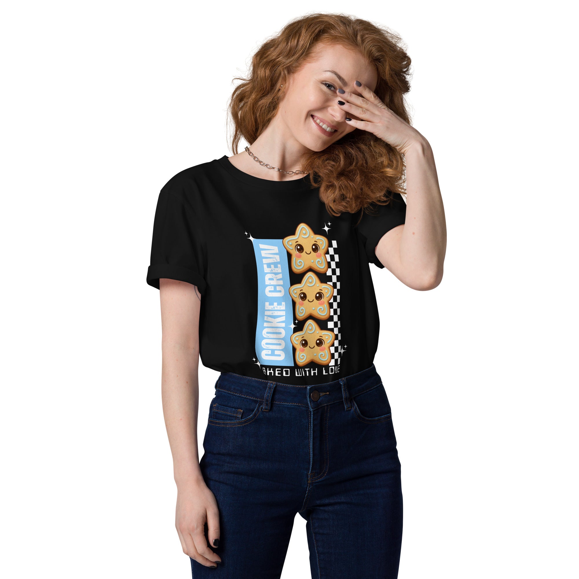 &quot;Cookie Crew, Baked With Love&quot;- Blue | Adults T-Shirt | – RB Designa Co