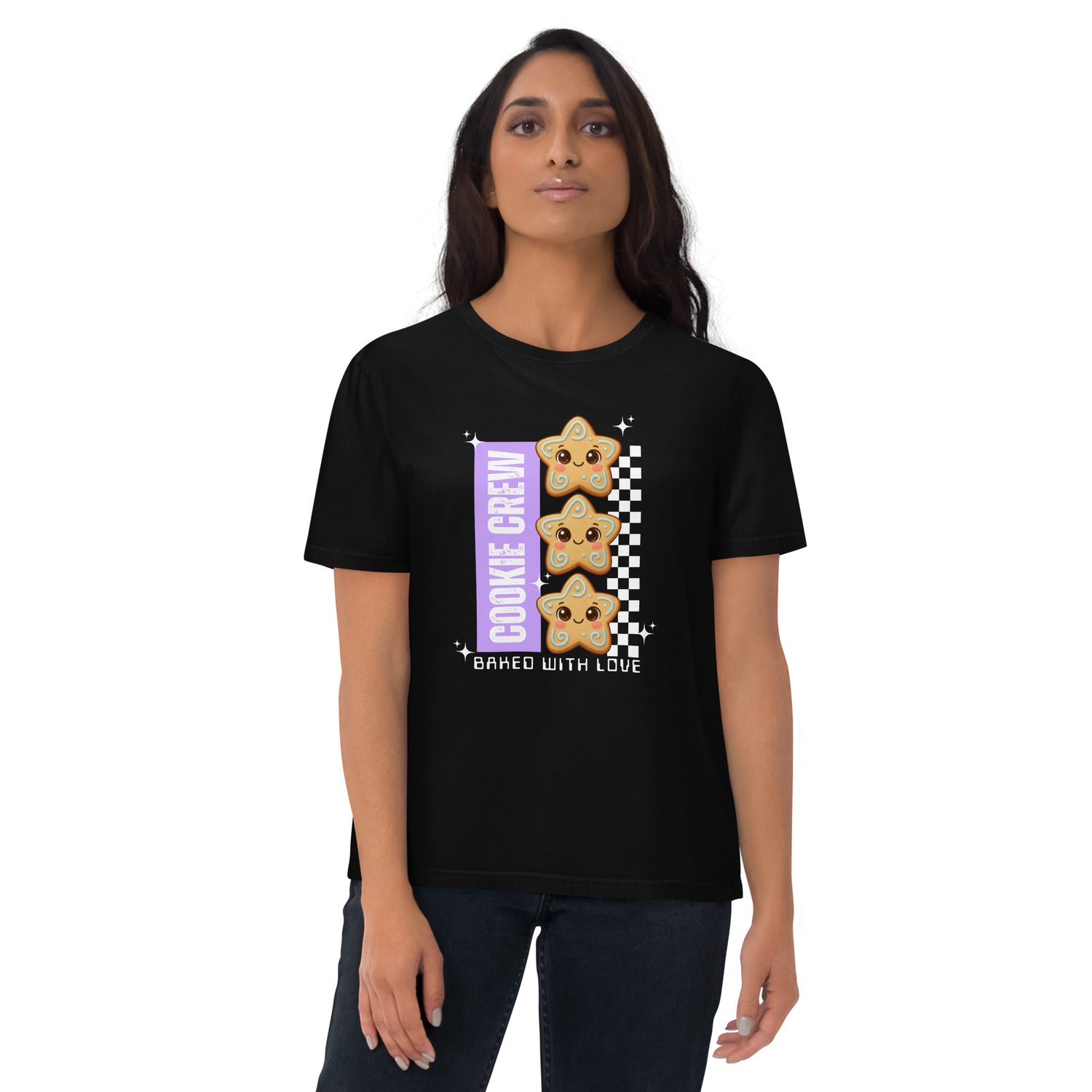 &quot;Cookie Crew, Baked With Love&quot;- Purple | Adults T-Shirt | – RB Designa Co