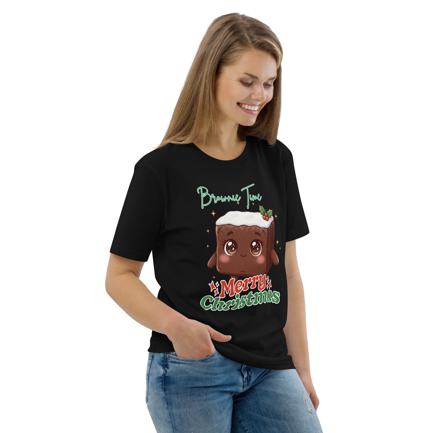 &quot;Brownie Time, Merry Christmas&quot;- White | Adults T-Shirt | – RB Designa Co