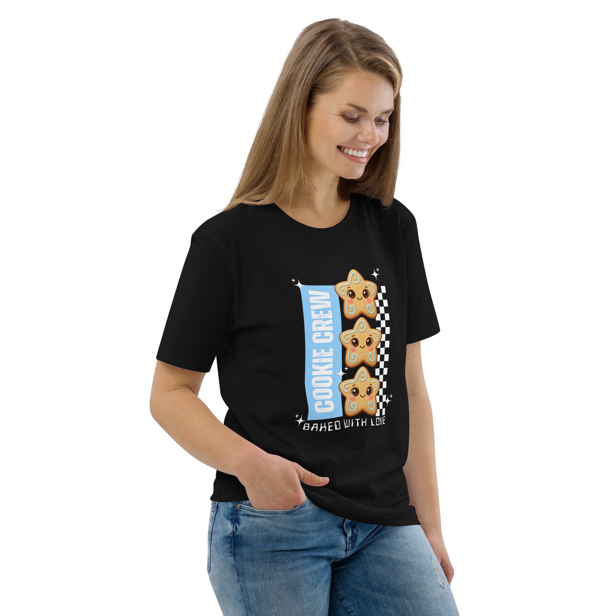 &quot;Cookie Crew, Baked With Love&quot;- Blue | Adults T-Shirt | – RB Designa Co