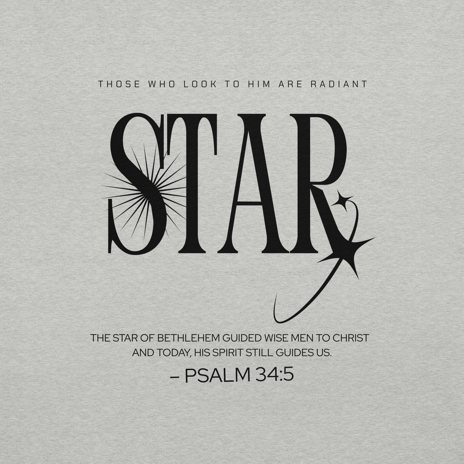 Star Back Light Biblical T-shirt