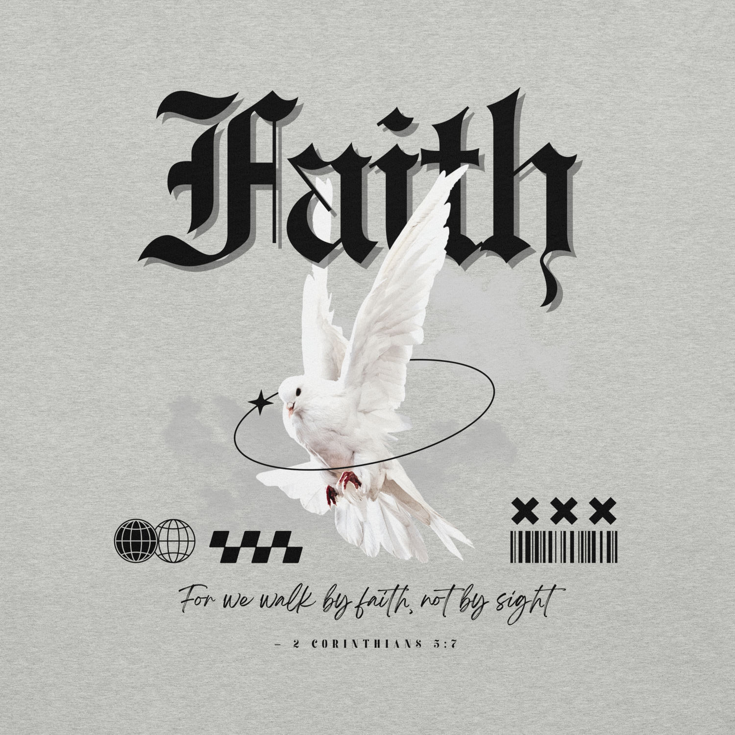Faith Back Light Biblical T-shirt