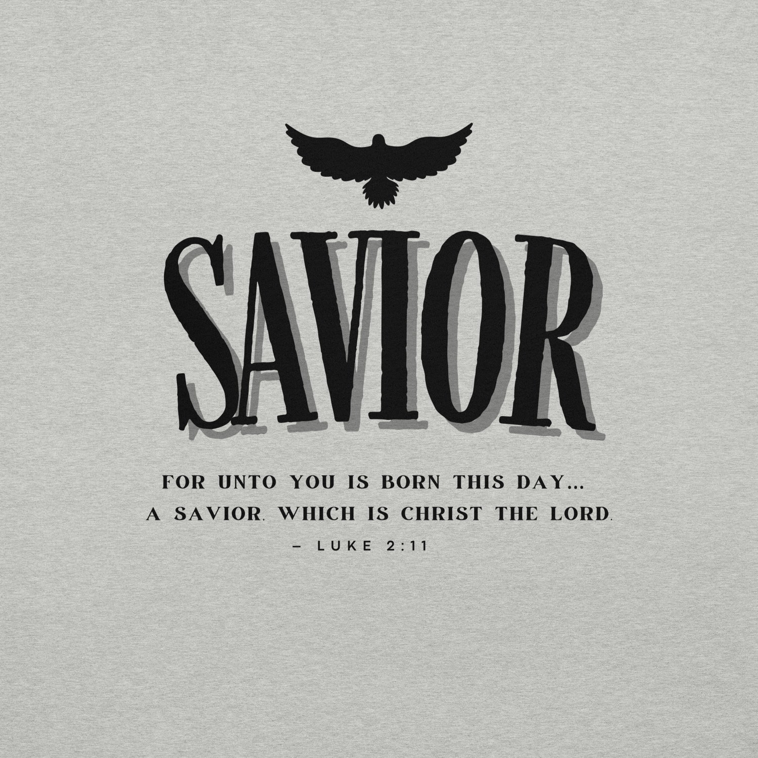 Savior Back Light Biblical T-shirt