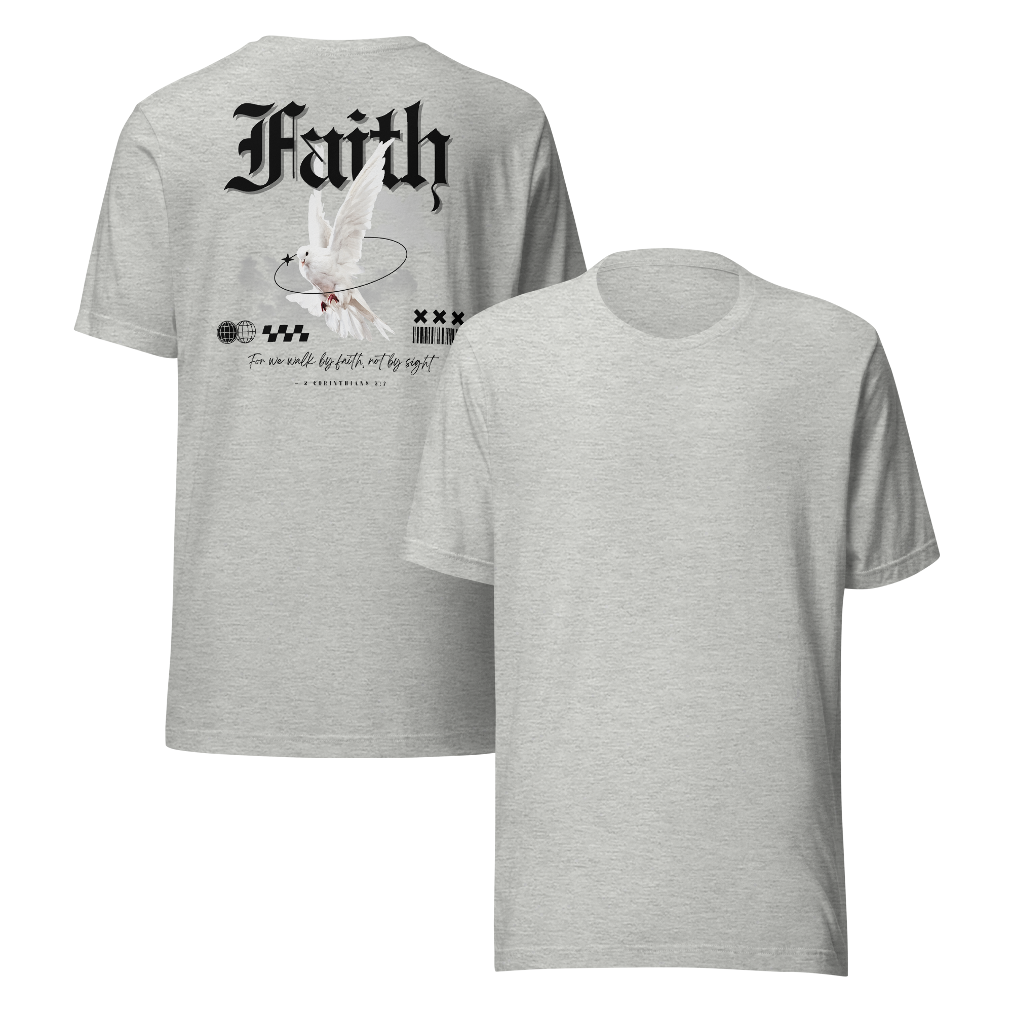Faith Back Light Biblical T-shirt