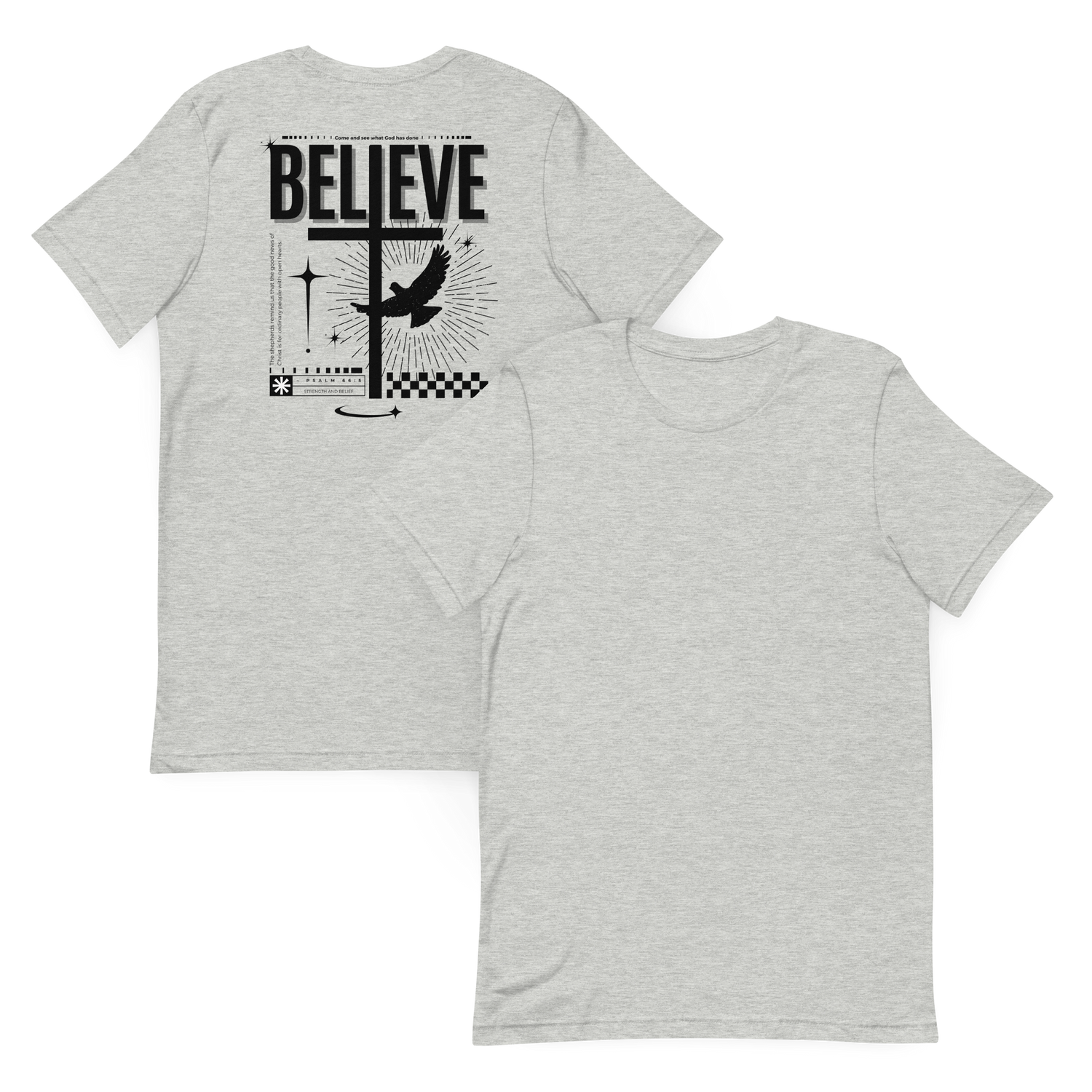 Believe Back Light Biblical T-shirt