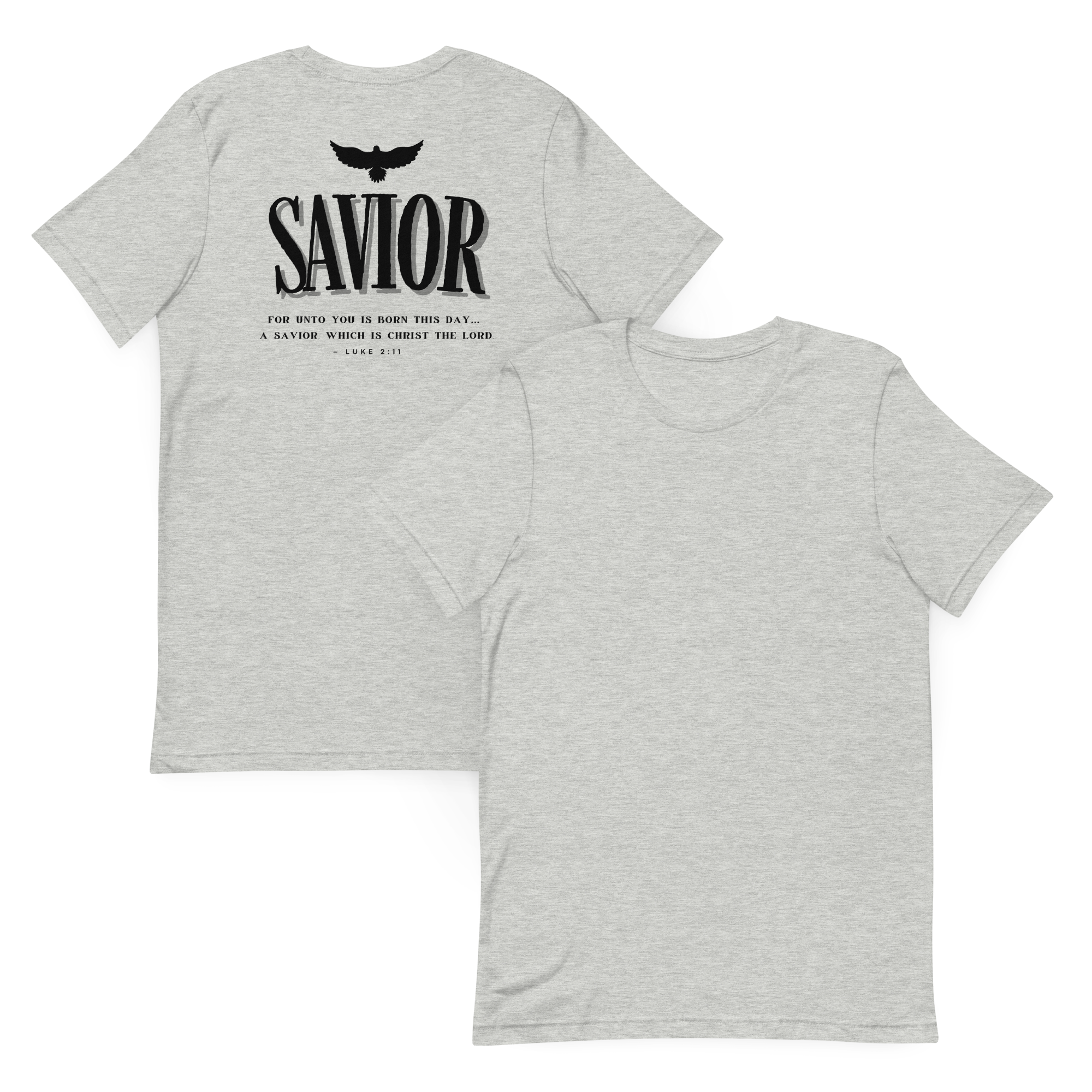 Savior Back Light Biblical T-shirt