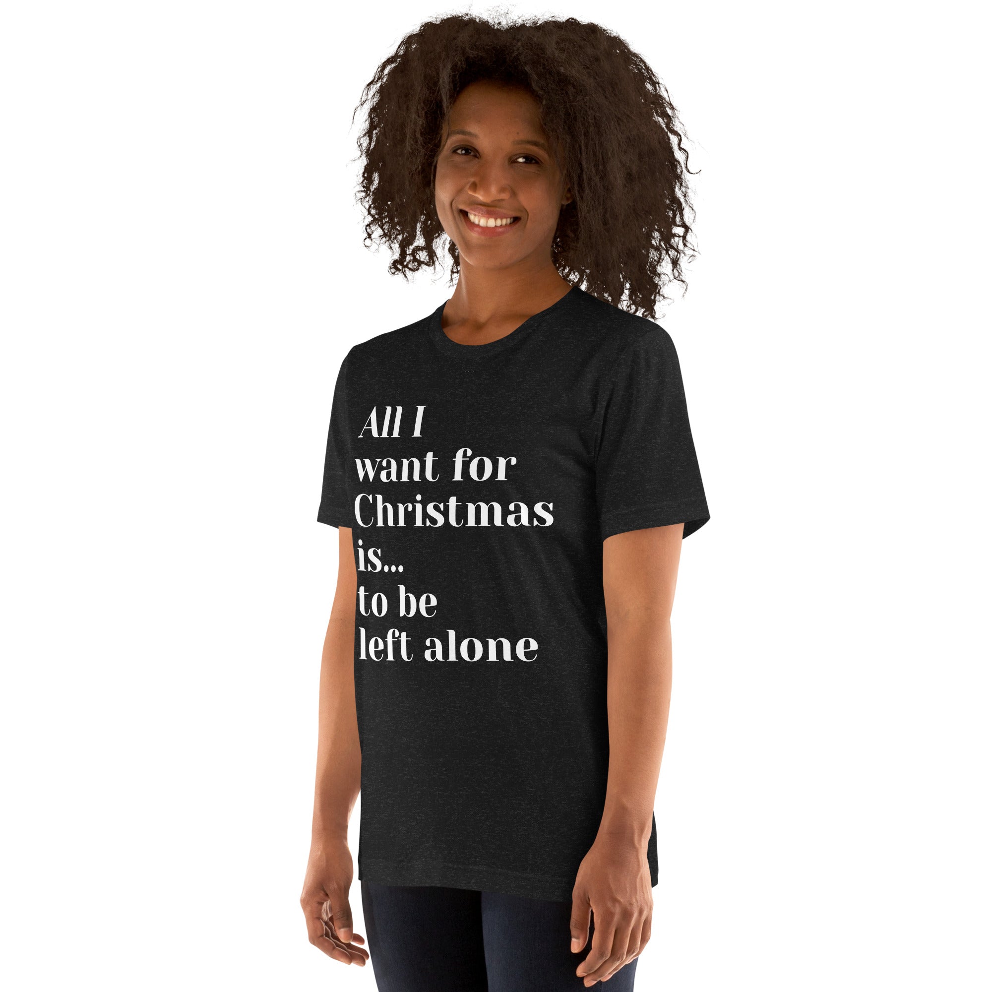 Left Alone Anti-Christmas / Bah Humbug T-shirt | – RB Designa Co