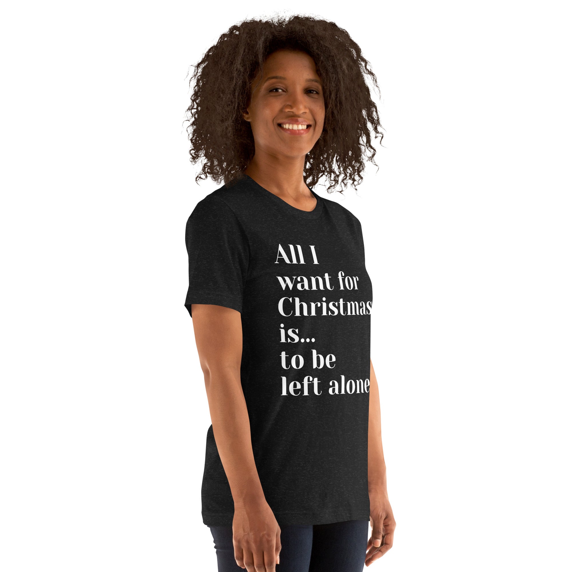 Left Alone Anti-Christmas / Bah Humbug T-shirt | – RB Designa Co