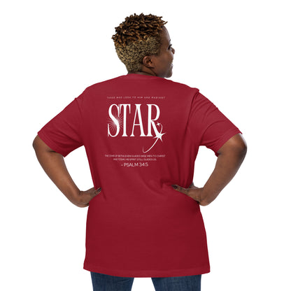 Star Back Biblical Back T-shirt | – RB Designa Co
