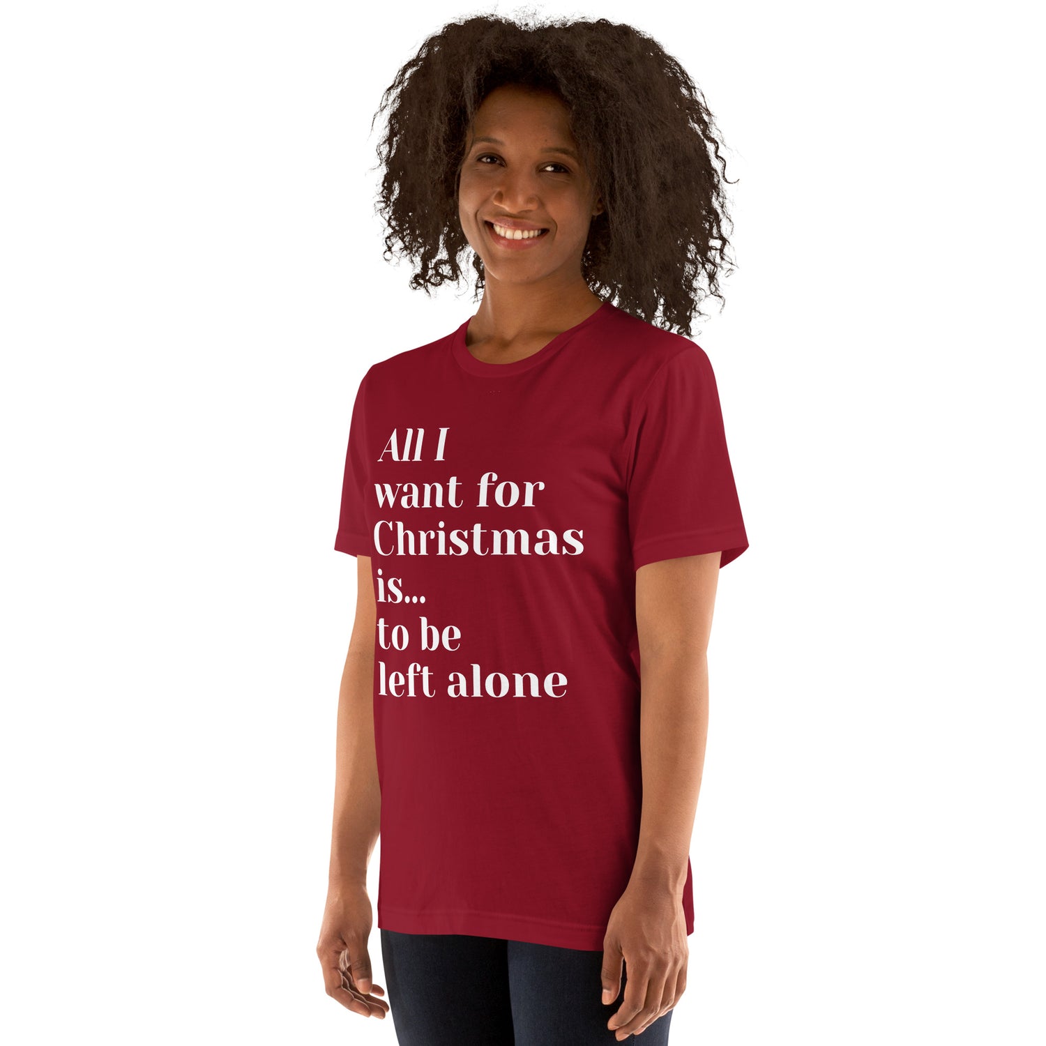 Left Alone Anti-Christmas / Bah Humbug T-shirt | – RB Designa Co