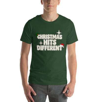Christmas Hits Different Teen T-shirt | – RB Designa Co