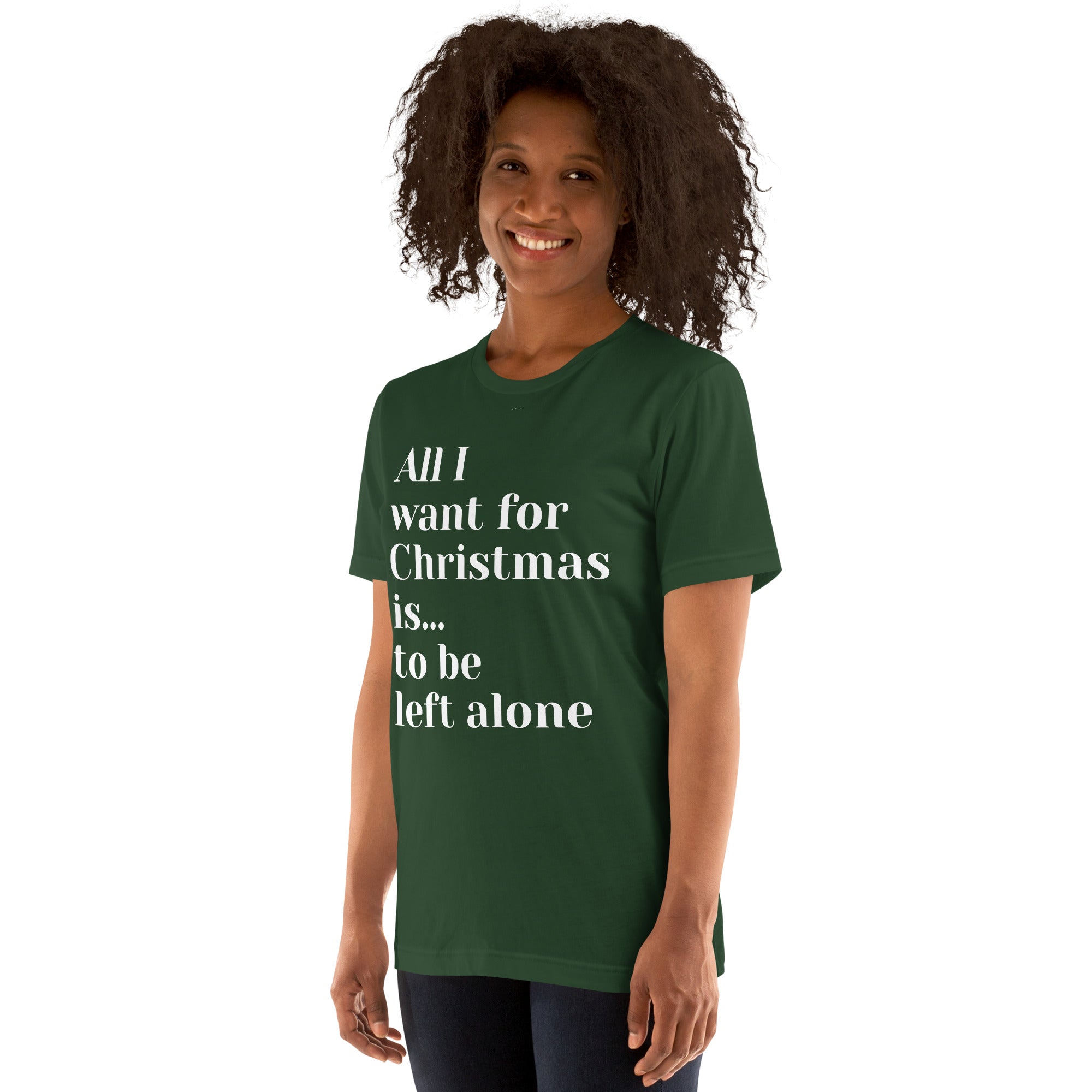 Left Alone Anti-Christmas / Bah Humbug T-shirt | – RB Designa Co