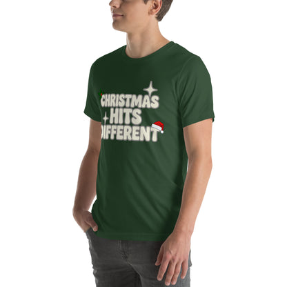 Christmas Hits Different Teen T-shirt | – RB Designa Co