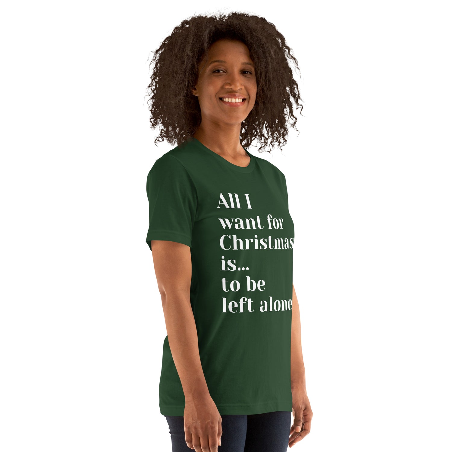 Left Alone Anti-Christmas / Bah Humbug T-shirt | – RB Designa Co